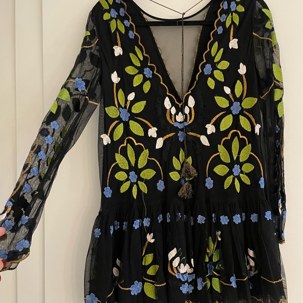 Free People Embroidered Dress